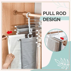 (🔥Hot Sale NOW- SAVE 48% OFF) Multifunctional Pants Rack(BUY 2 FREE SHIPPING NOW!)