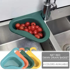 (Last Day Promotion - 49% OFF)Kitchen Sink Drain Basket Swan Drain Rack, Buy 3 Get 3 Free & Free Shipping